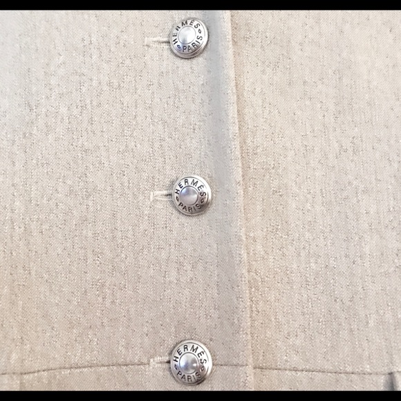 HERMÈS NEW EQUESTRIAN STYLE BLAZER/VELVET COLLAR 6 - Picture 4 of 7